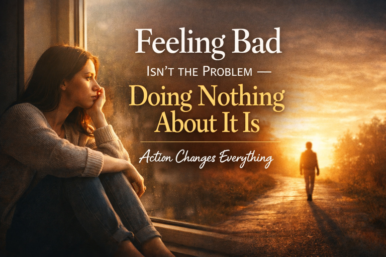 Feeling Bad Isn’t the Problem — Doing Nothing About It Is